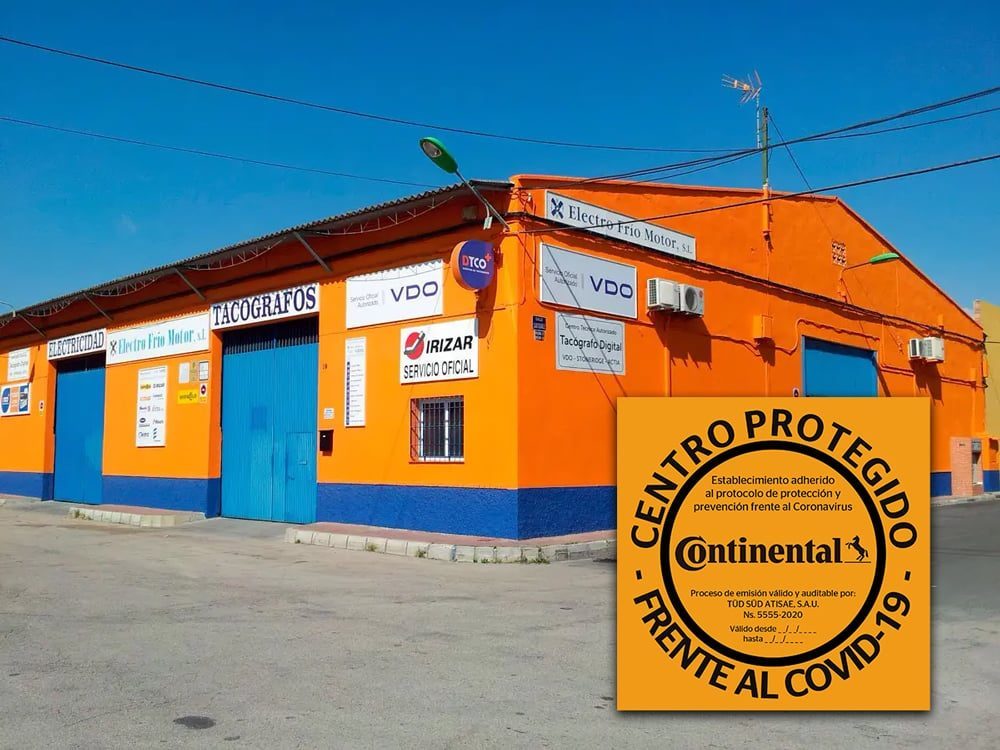 Taller protegido ante el COVID-19 · Electro Frío Motor Málaga