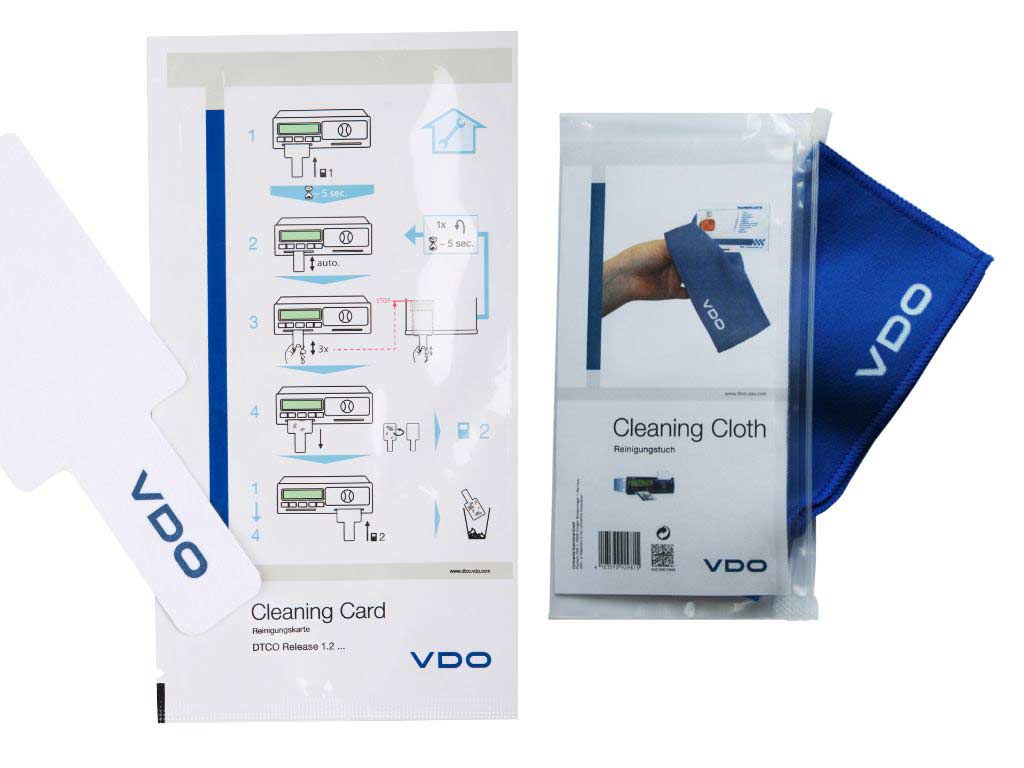 Limpia tu tarjeta y tu tacógrafo de forma rápida y sencilla con los productos VDO
