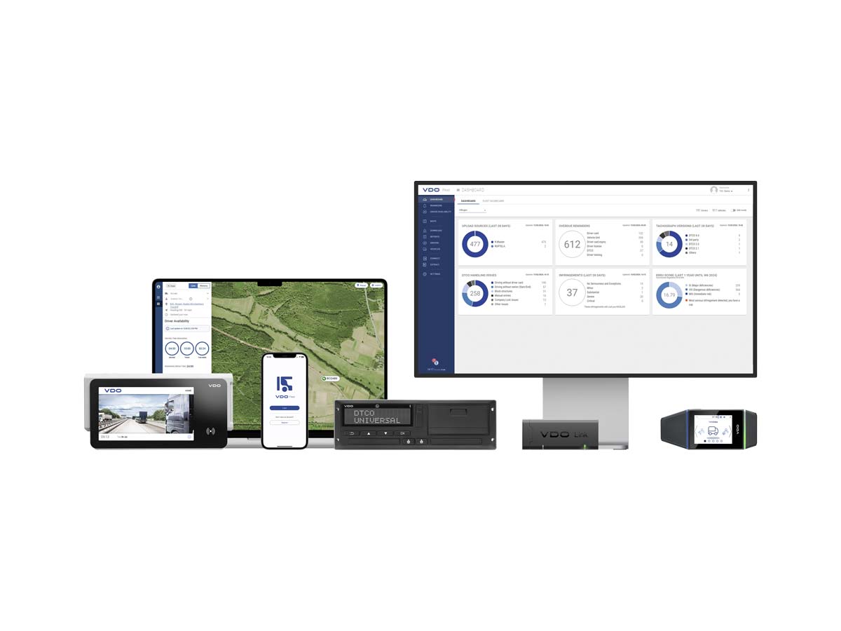 Descarga y custodia de datos del tacógrafo con soluciones digitales VDO