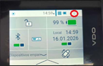 Acceder al menú Bluetooth: