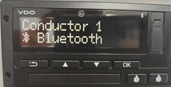 Acceda al menú “Entrada del conductor 1”